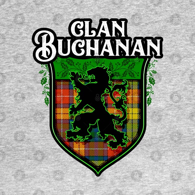 Clan Buchanan Scottish Rampant Lion by Celtic Folk
